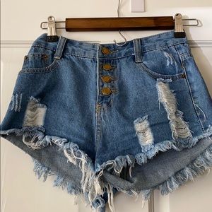 Jean shorts